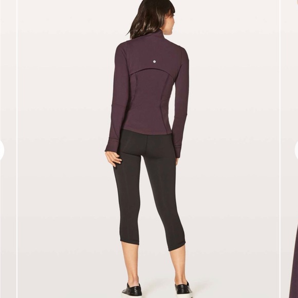 2/$180 NWT Lululemon Define Jacket SE Wing Mesh / Black Cherry Color - Picture 2 of 7